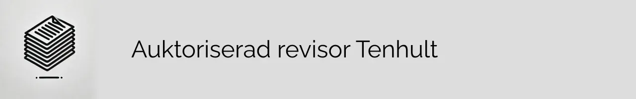 Auktoriserad revisor Tenhult